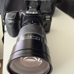 Minolta SLR Film Camera Superb Condition 