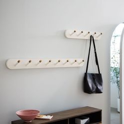 West Elm White Wall Rack