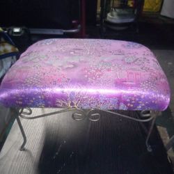 Purple Short Stool