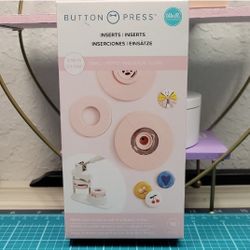 We R Memory Keepers  Button Press Inserts Pink