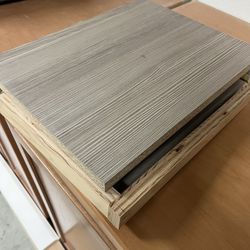 Two Gray Shelf. Ready For You To Install. 