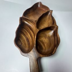 Large wood serving tray, pos Monkey Pod Hawaii