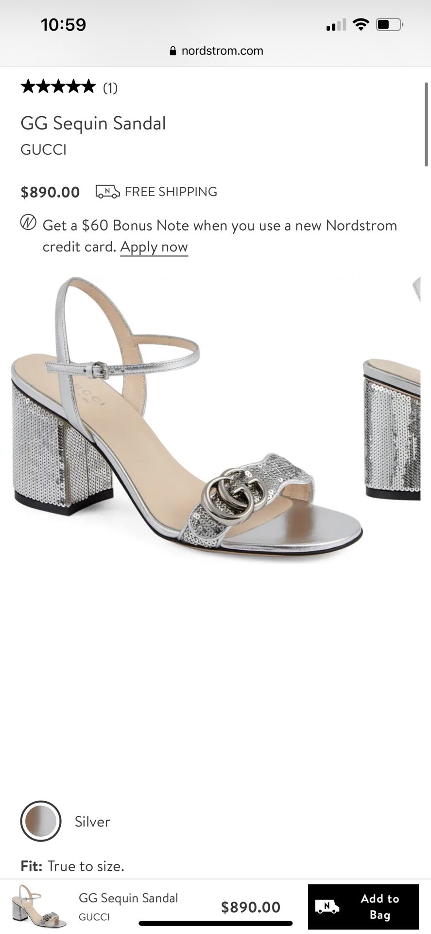 Gucci Sequin Sandals 