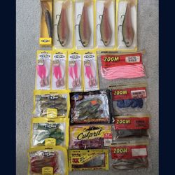 FISHING Bait Lures New OLD Stock STORM ZOOM TUSANAMI STRiKE KING CULPRIT