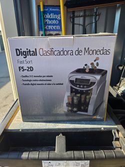 Brand New Digital 2 Row Coin Sorter."CHECK OUT MY PAGE FOR MORE DEALS "