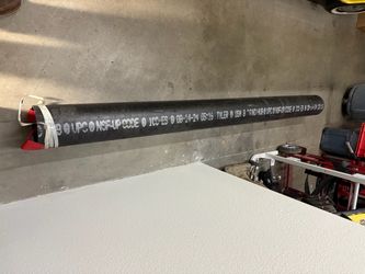No hub cast iron soil pipe 8”