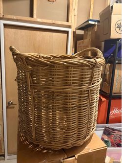 Large wicker basket