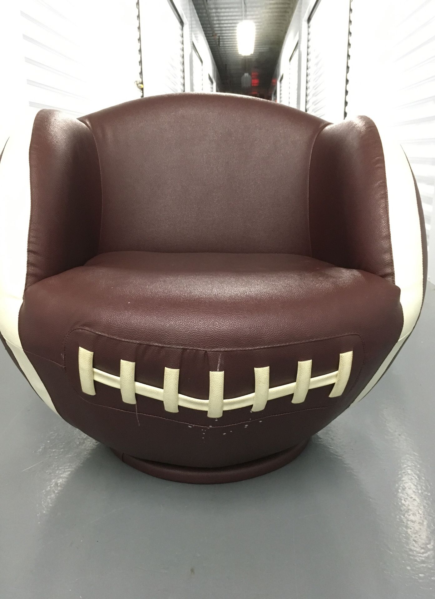 Football Swivel Chair Children’s Brown Leather style