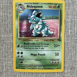 Nidoqueen Pokemon Card Holo Rare Jungle set 7/64💎NM💎