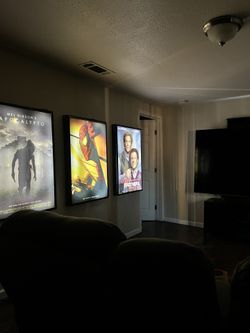 Movie Poster Light Boxes (custom made)