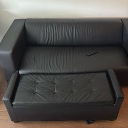 Couch With Storage Foot Rest 