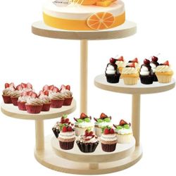 Wooden Dessert Table Display Stands