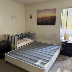 Upholstered Platform Bed Frame 