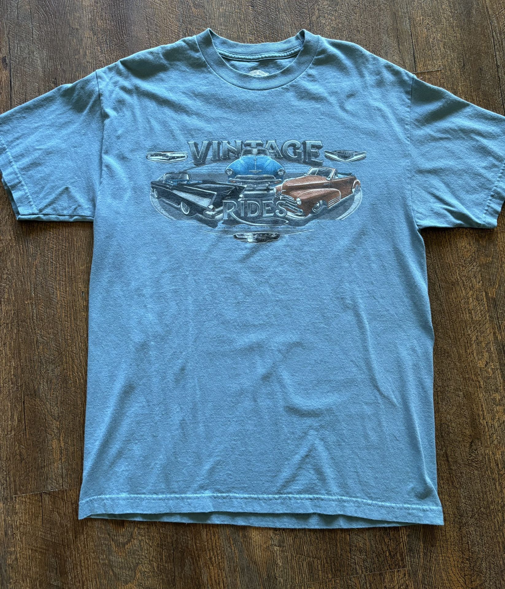 Mens Vintage Rides Car Shirt