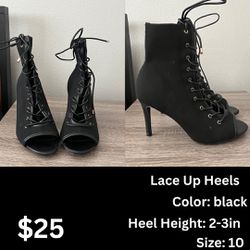 Lace Up heels