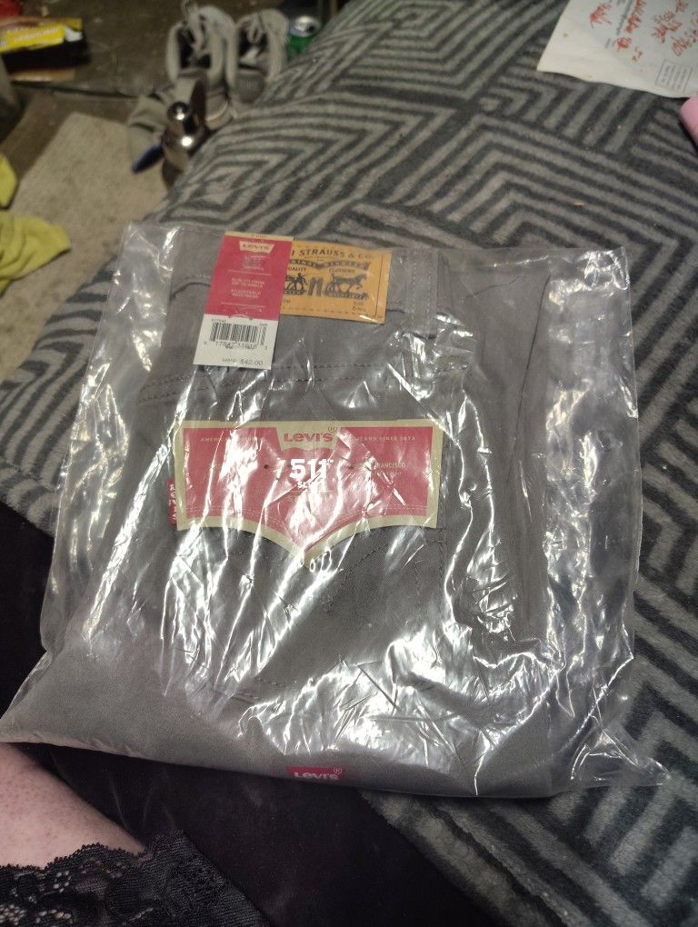 Grey Kid Levis 