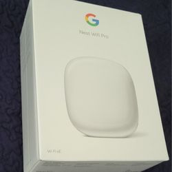 Google Nest Wifi Pro 6E