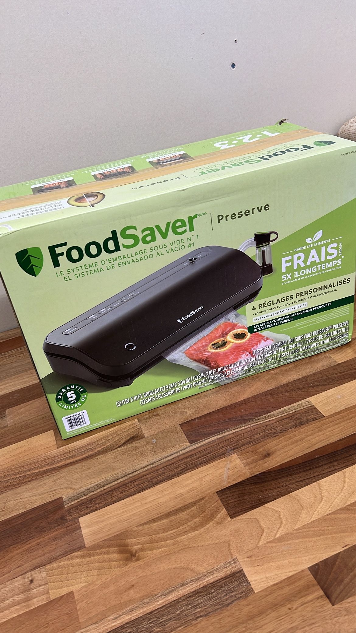 Preserve Vacuum Sealing