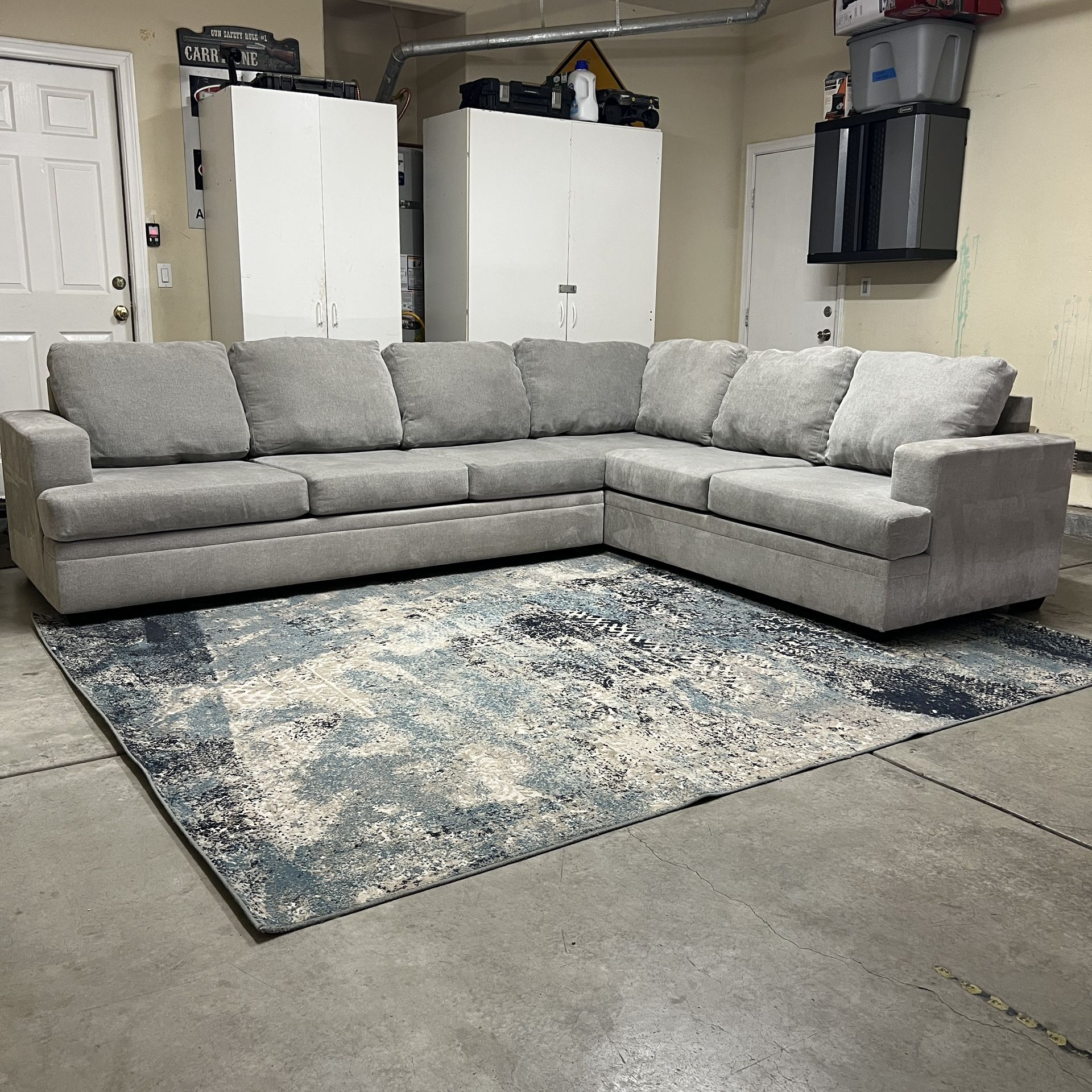 Sectional Sofa Couch Gray Living Spaces Local Delivery Available 🚚