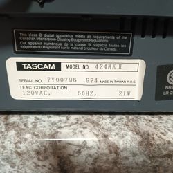 Porter studio 424 mk11 tascam