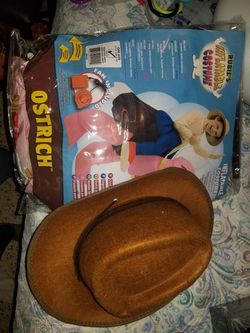 Inflatable costume ostrich