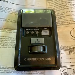 Chamberlain MyQ Wall Control Panel Console Compatible With Liftmaster Garage Opener
