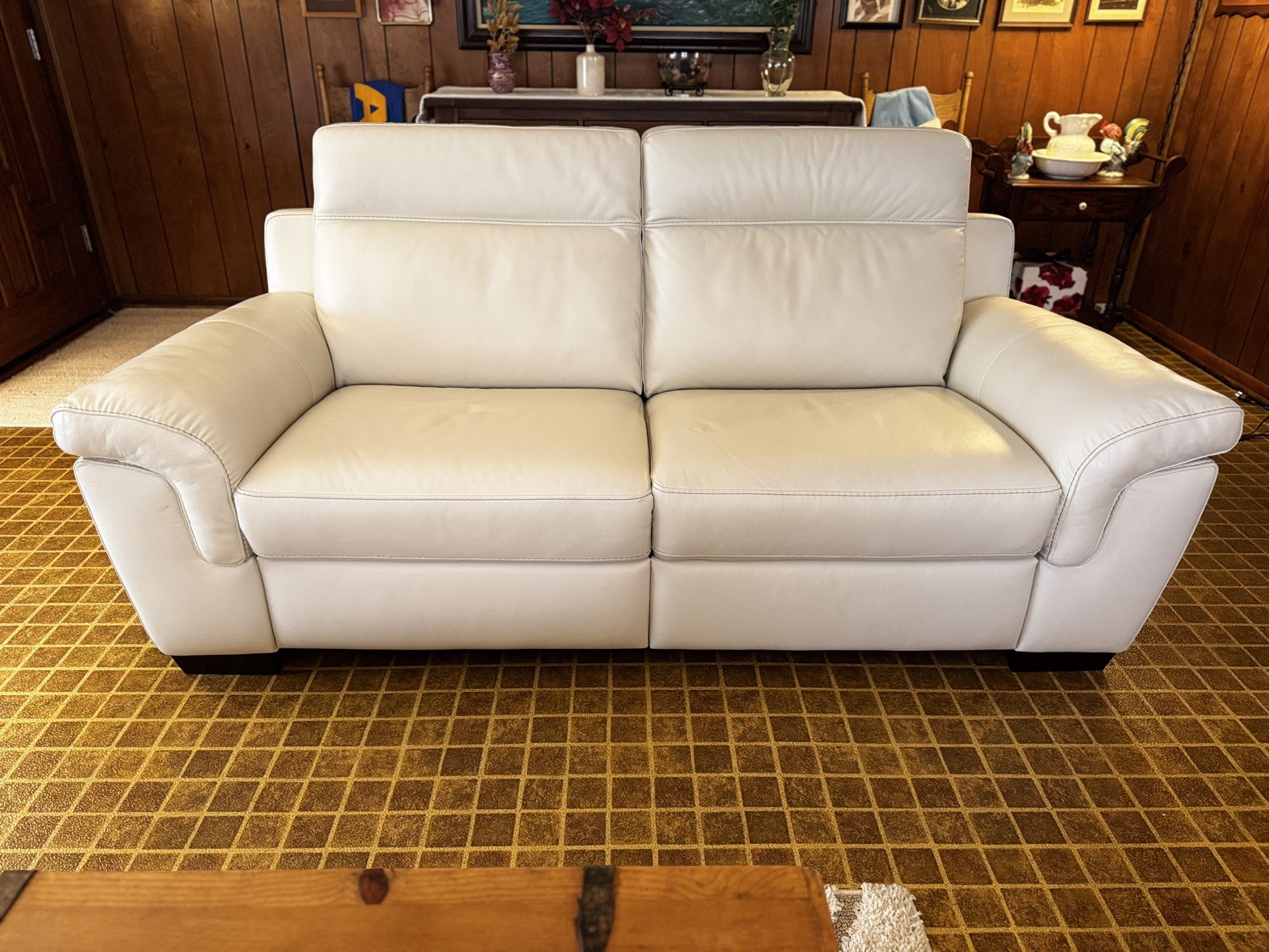 Macy’s Julius II Loveseat Sectional Off White 84” Length