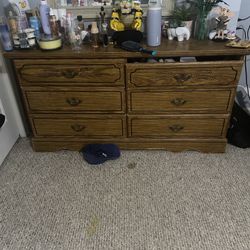 Wood dresser
