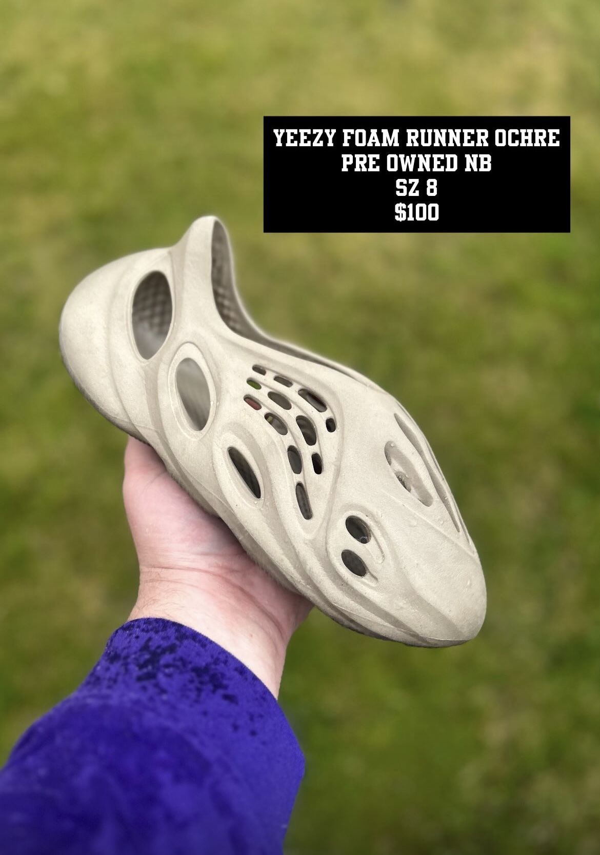Yeezy Foam Runner Ochre Size 8