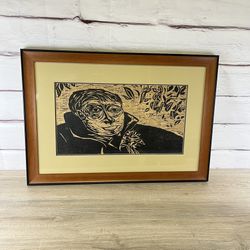 Expressionism Framed Art Of Man