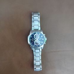 Chronograph Blue Dial Solar-Powered Men's Watch