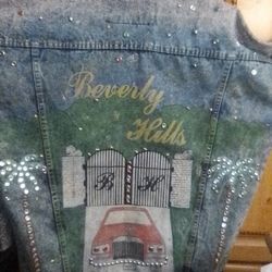 Handcraftes Blue Denim Jacket 