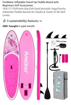 FunWater Inflatable Stand Up Paddle Board brand new in box