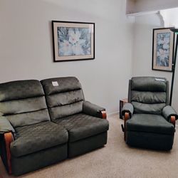 MUST GO: Couch and Recliner Set