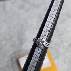 SS925 2CT Moissanite Diamonds Ring Size 7.5