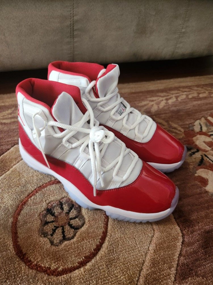 Nike Air Jordan 11 Cherry Red Shoes - Size 10