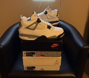 Brand New 2025 White Cement 4’s Size 14 & SB NAVY 4’s size 14 With Original Box