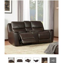 Loveseat Leather 700.00