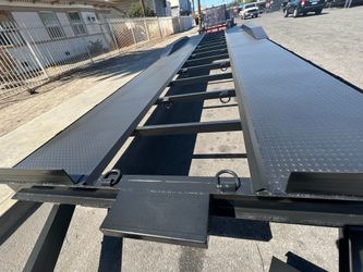 CH8.5X32 OPEN CENTER 2 CAR HAULER FULL WITH  DRIVE OVER FENDERS