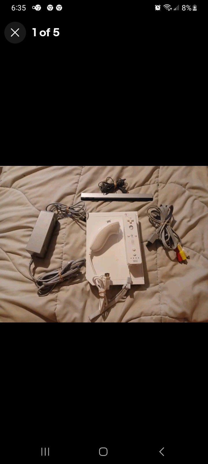 Nintendo Wii White Console