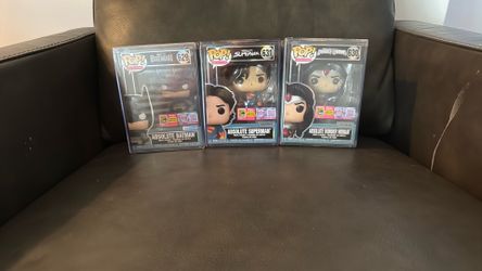 Funko Pop DC Absolute Batman Superman Wonder Woman Set