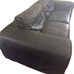 Modern Designer Italian Cantoni Leather Sofa