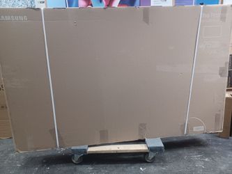 85' screen Qled smart 4k ultra HDTV frame tv by Samsung 2024 model. Original wall mount bracket included.