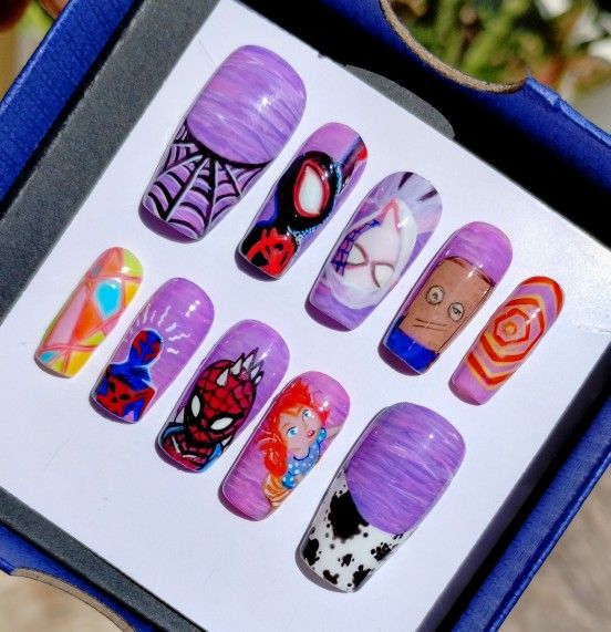 Spider-Man Nails