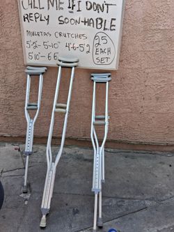 Aluminum Underarm Crutches – Set of 2