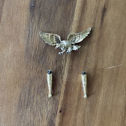 VINTAGE Eagle Bolo Clasp AND Geometric Design Clasp - **CLASP ONLY**