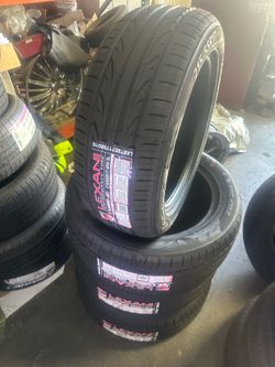 215/55r17 Lexani tires mount and balance $355