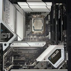 Mother Board, CPU, Ram