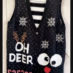 WOMENS CHRISTMAS Vest SZ 2X