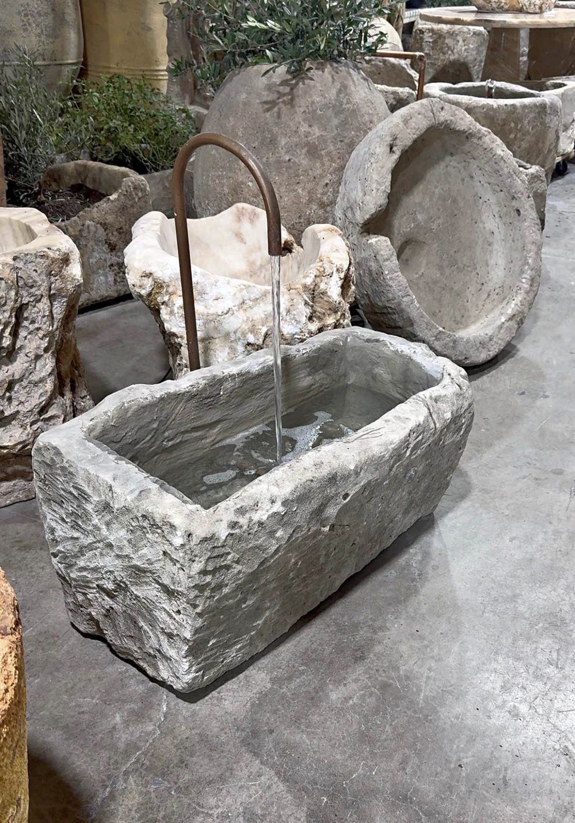 Limestone Water Fountains